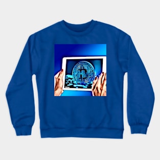 Bitcoin Blue Crewneck Sweatshirt